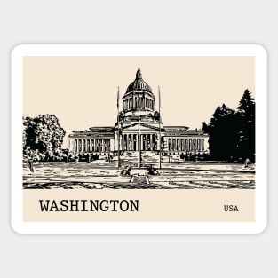 Washington State USA Sticker
